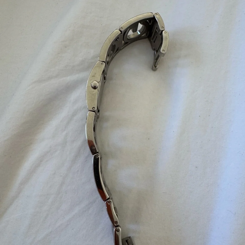 Guess Women's Silver Watch with Crystal Accents - Picture 8 of 8